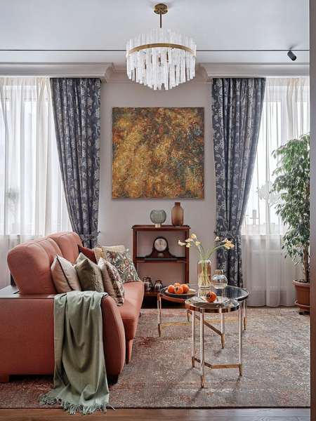 Оранжевый цвет в интерьере: как применять и с чем сочетать (133 фото)