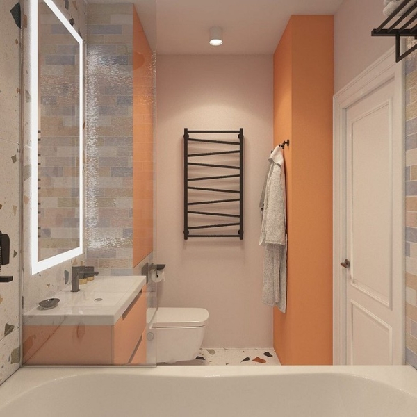 Оранжевый цвет в интерьере: как применять и с чем сочетать (133 фото)