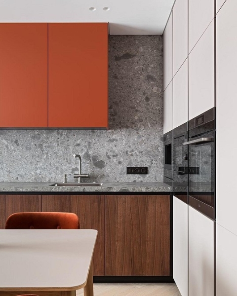 Оранжевый цвет в интерьере: как применять и с чем сочетать (133 фото)