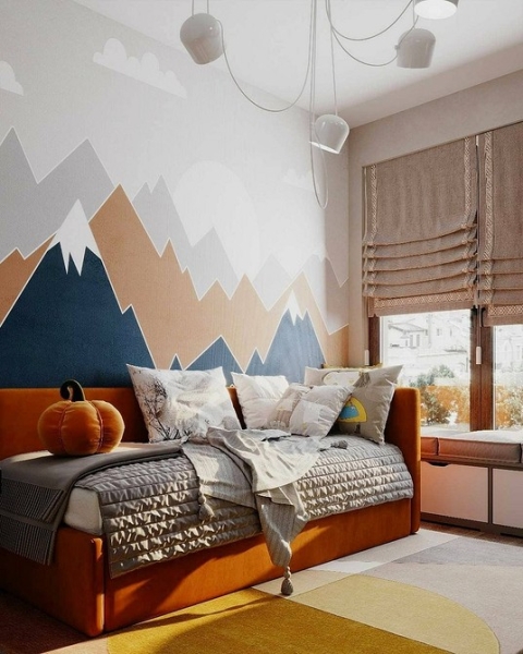 Оранжевый цвет в интерьере: как применять и с чем сочетать (133 фото)