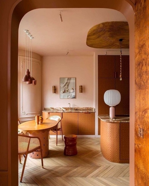 Оранжевый цвет в интерьере: как применять и с чем сочетать (133 фото)