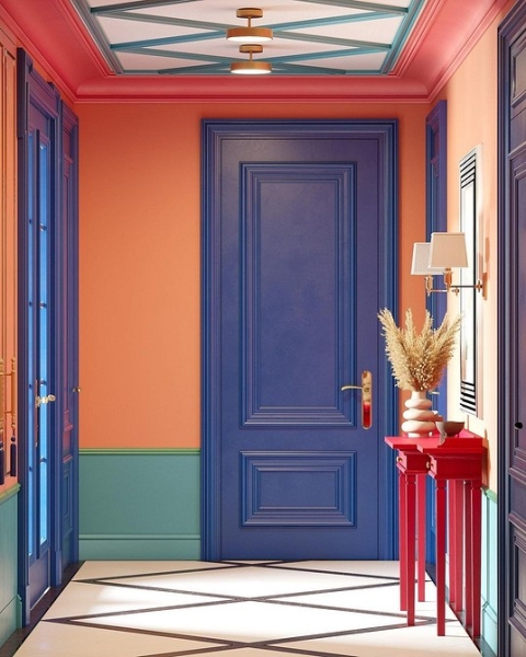 Оранжевый цвет в интерьере: как применять и с чем сочетать (133 фото)