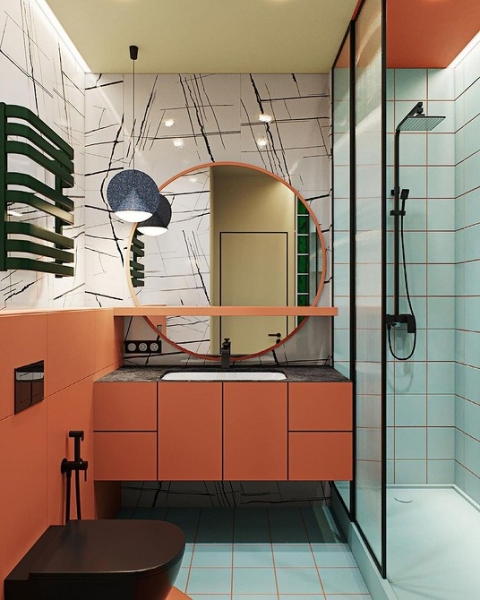 Оранжевый цвет в интерьере: как применять и с чем сочетать (133 фото)