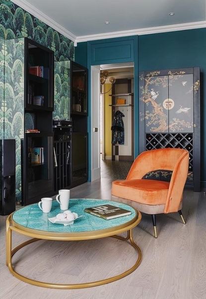 Оранжевый цвет в интерьере: как применять и с чем сочетать (133 фото)