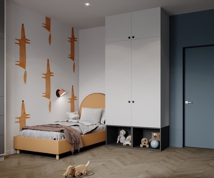 Оранжевый цвет в интерьере: как применять и с чем сочетать (133 фото)