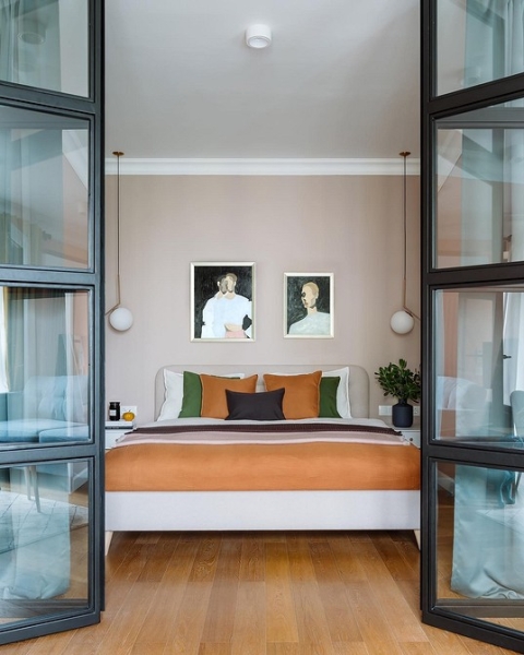 Оранжевый цвет в интерьере: как применять и с чем сочетать (133 фото)