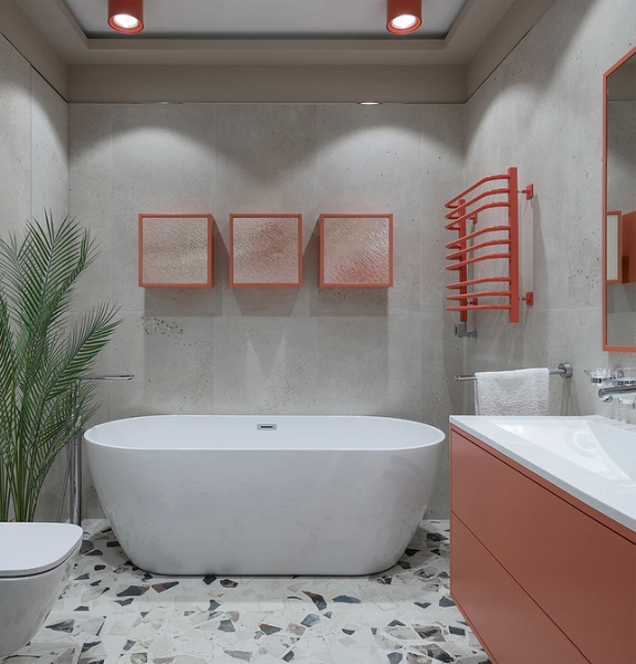 Оранжевый цвет в интерьере: как применять и с чем сочетать (133 фото)