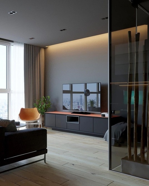 Оранжевый цвет в интерьере: как применять и с чем сочетать (133 фото)