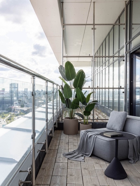 «Пентхаус» площадью 46 кв. м! Стильная и необычная квартира в Уфе