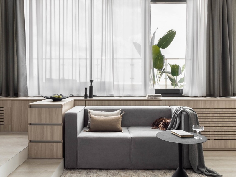 «Пентхаус» площадью 46 кв. м! Стильная и необычная квартира в Уфе