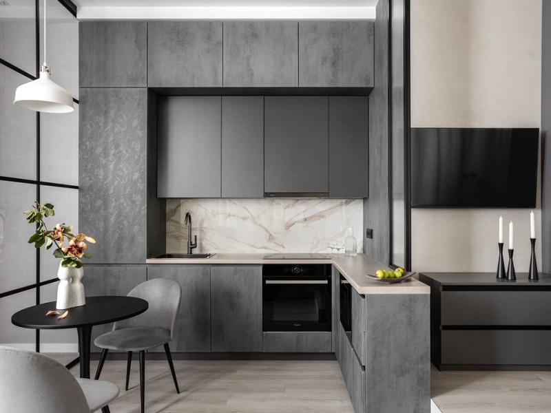 «Пентхаус» площадью 46 кв. м! Стильная и необычная квартира в Уфе