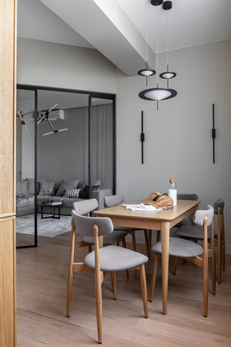 Светлая квартира 160 м² для большой семьи