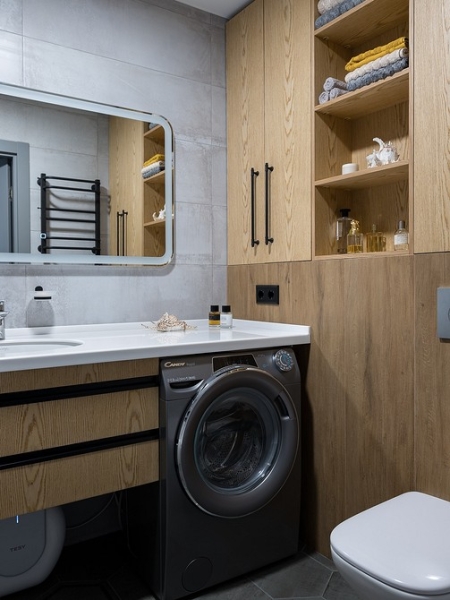 Такого вы еще не видели! Узкая студия 31 кв. м в здании склада типографии «Красная звезда»