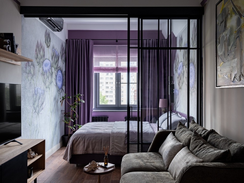 Такого вы еще не видели! Узкая студия 31 кв. м в здании склада типографии «Красная звезда»