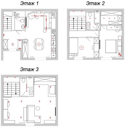 
                                Три этажа и 116 кв. м: интерьер таунхауса, который изменил жизнь семьи                            