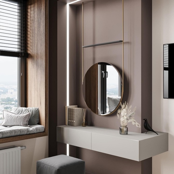 
                                Туалетный столик с зеркалом: какой выбрать и где поставить (80 фото)                            