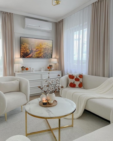 Без серости и скуки: 7 вдохновляющих осенних интерьеров