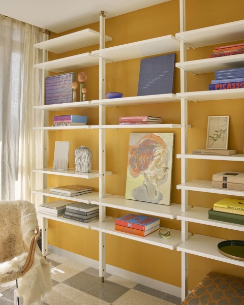 Цветная квартира с винтажной мебелью в Мельбурне