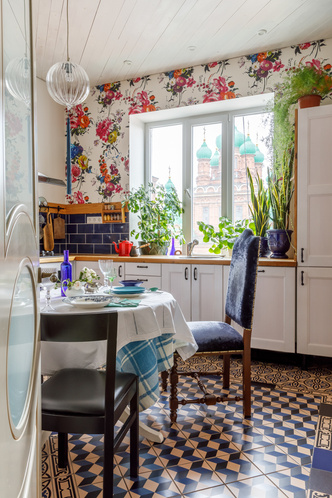 Эклектичная квартира 100 м² в центре Краснодара