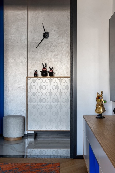 Это восторг! Обычная двушка 54 кв. м, из которой выжали максимум. Большая ванная и яркий интерьер