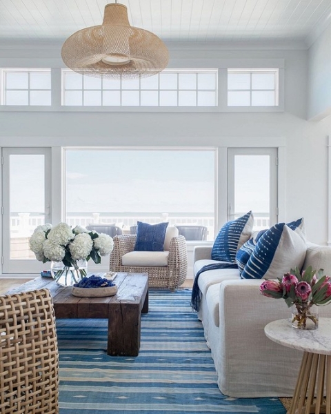 Голубая гостиная: сочетания цветов, идеи оформления и 104 фото