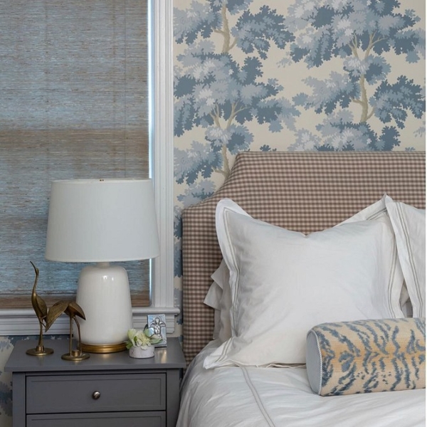 Голубая спальня: идеи оформления, подходящие стили и 110 фото