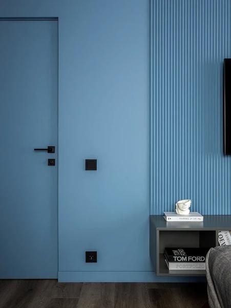 Голубая спальня: идеи оформления, подходящие стили и 110 фото