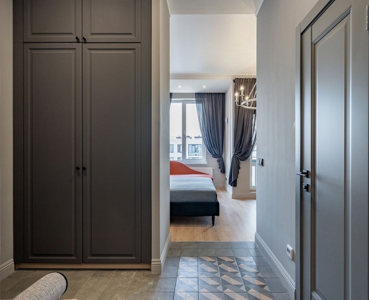 История и современность: квартира 27 кв. м в Санкт-Петербурге, где уместили все