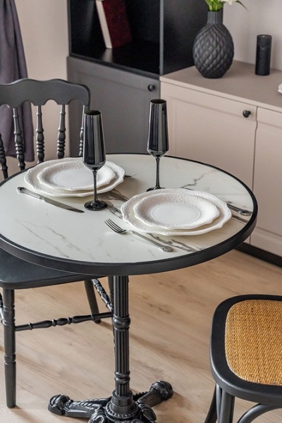 История и современность: квартира 27 кв. м в Санкт-Петербурге, где уместили все