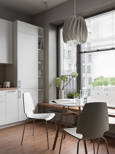 Из двушки сделали трешку и оформили стильный интерьер с мебелью из масс-маркета: квартира 53 кв. м