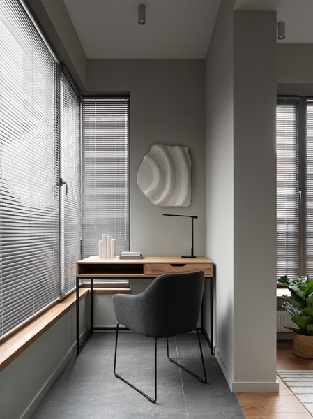 Из двушки сделали трешку и оформили стильный интерьер с мебелью из масс-маркета: квартира 53 кв. м