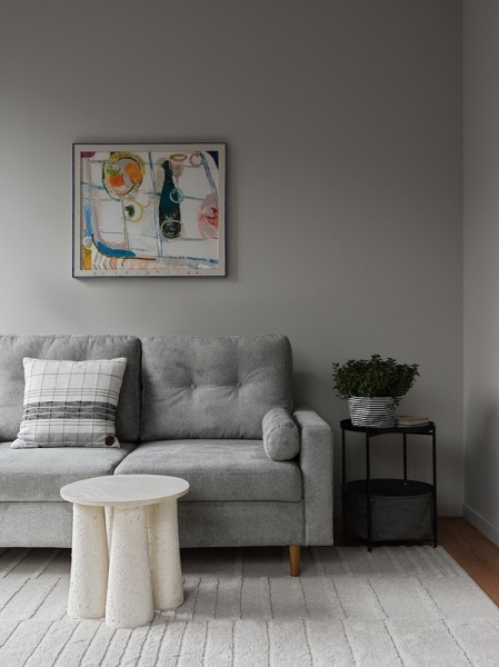 Из двушки сделали трешку и оформили стильный интерьер с мебелью из масс-маркета: квартира 53 кв. м