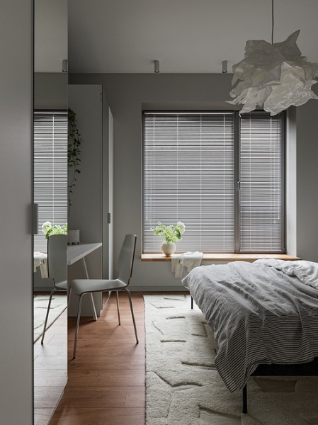 Из двушки сделали трешку и оформили стильный интерьер с мебелью из масс-маркета: квартира 53 кв. м