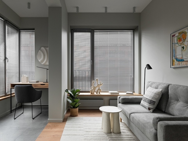 Из двушки сделали трешку и оформили стильный интерьер с мебелью из масс-маркета: квартира 53 кв. м