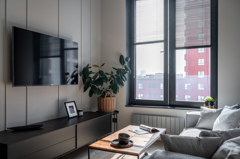 Из однушки в студию: квартира 38 кв. м с практичным и стильным интерьером