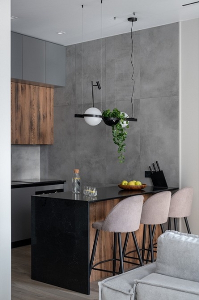 Из однушки в студию: квартира 38 кв. м с практичным и стильным интерьером