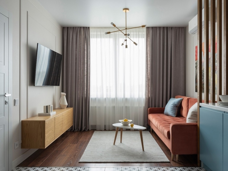 Яркие цвета и классная перепланировка: квартира 76 кв. м для семьи