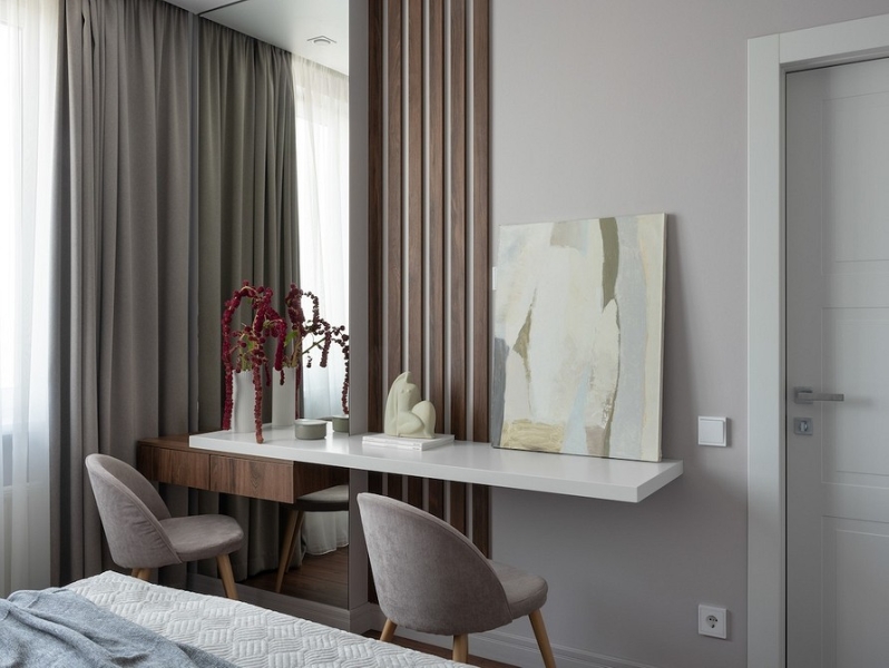 Яркие цвета и классная перепланировка: квартира 76 кв. м для семьи