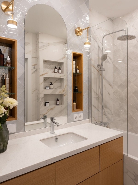 Яркие цвета и классная перепланировка: квартира 76 кв. м для семьи