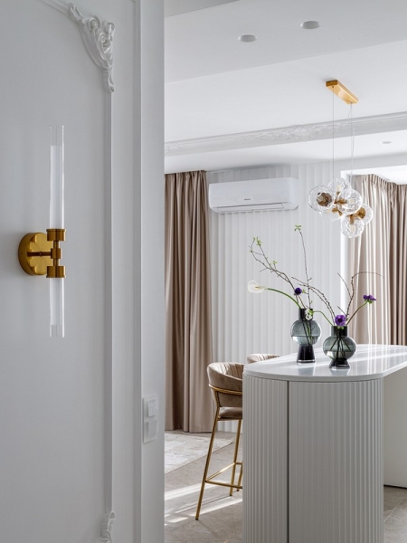 Как в дорогом отеле: квартира 50 кв. м, где роскошно все