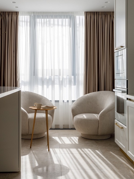 Как в дорогом отеле: квартира 50 кв. м, где роскошно все