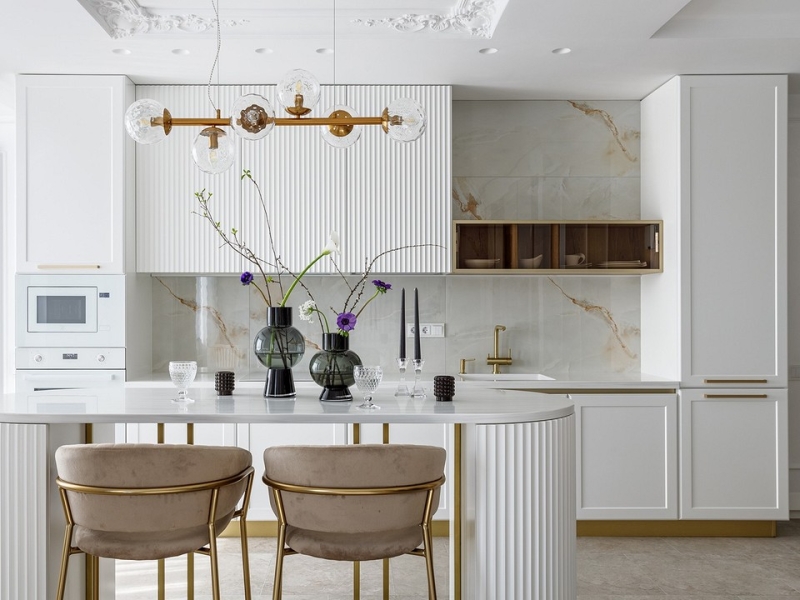 Как в дорогом отеле: квартира 50 кв. м, где роскошно все