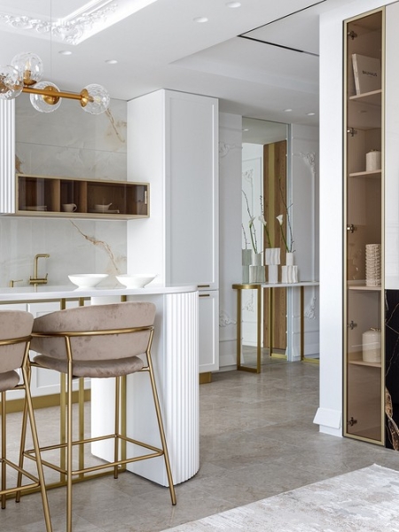 Как в дорогом отеле: квартира 50 кв. м, где роскошно все