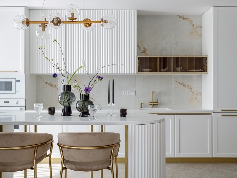 Как в дорогом отеле: квартира 50 кв. м, где роскошно все