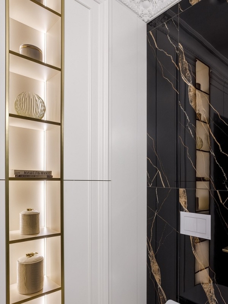 Как в дорогом отеле: квартира 50 кв. м, где роскошно все