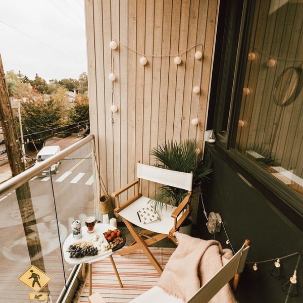 Маленький балкон: идеи оформления и самые красивые примеры (97 фото)