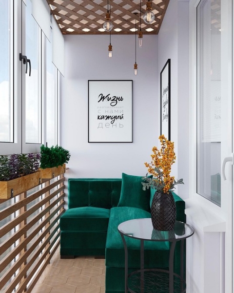 Маленький балкон: идеи оформления и самые красивые примеры (97 фото)