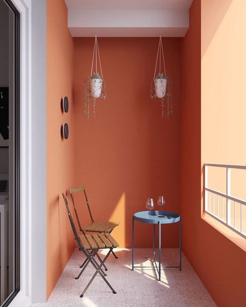 Маленький балкон: идеи оформления и самые красивые примеры (97 фото)