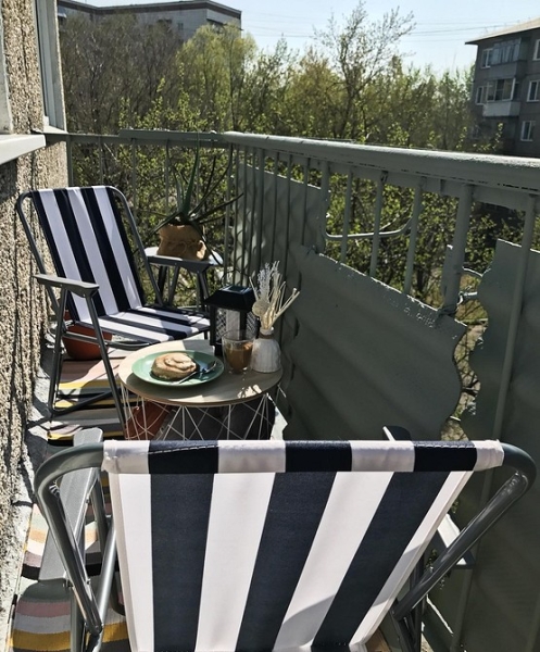 Маленький балкон: идеи оформления и самые красивые примеры (97 фото)