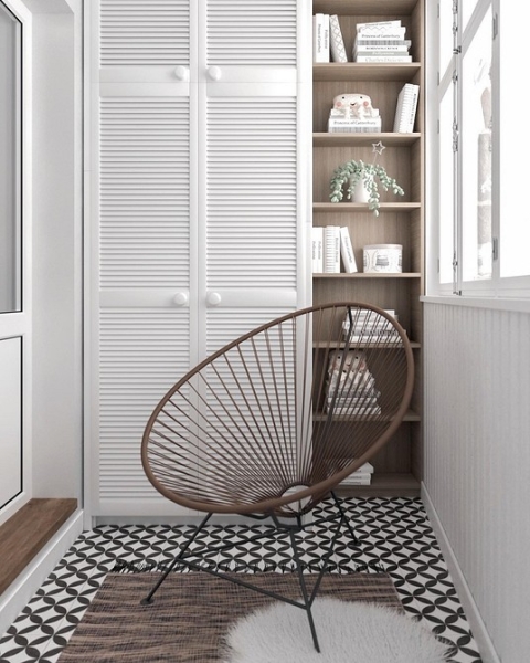 Маленький балкон: идеи оформления и самые красивые примеры (97 фото)